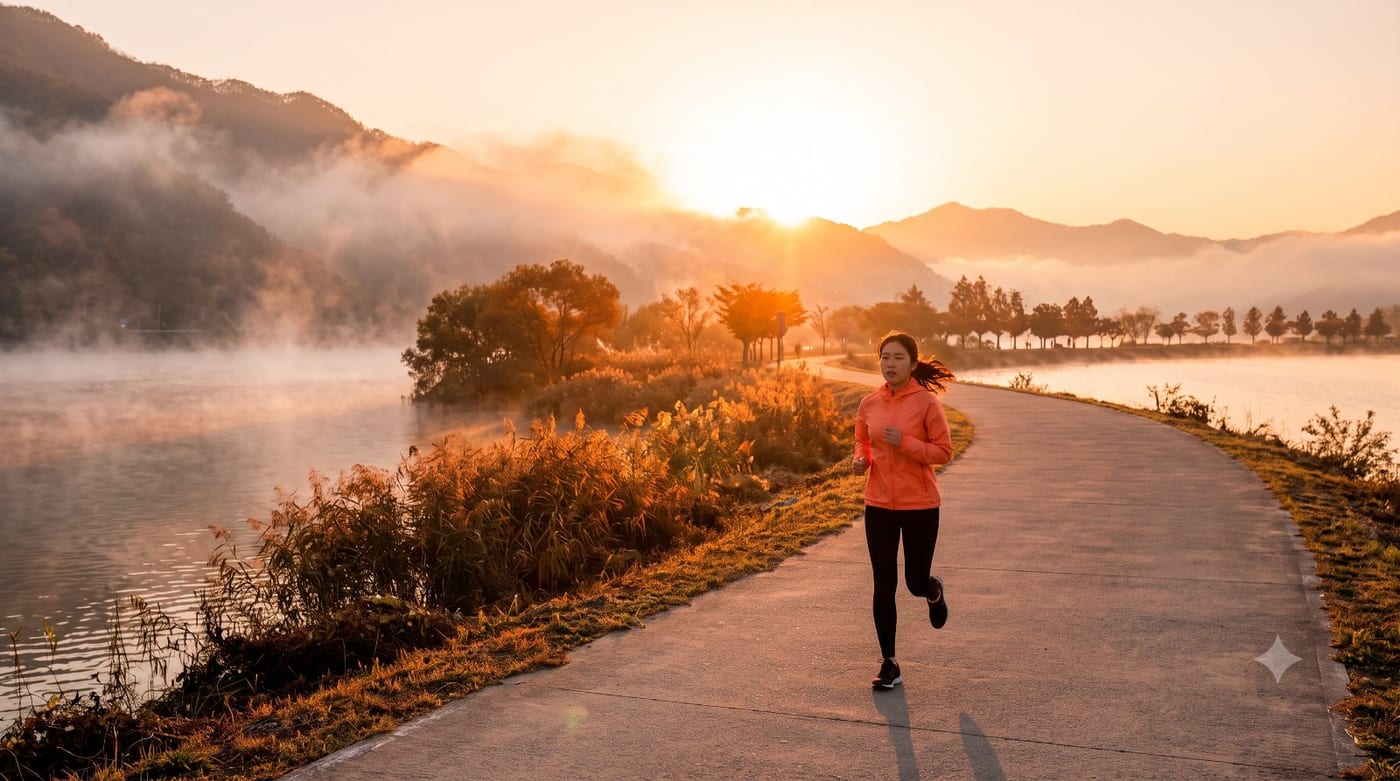 가평 러닝코스 5km — 북한강 위의 섬, 자라섬 한 바퀴 입문런