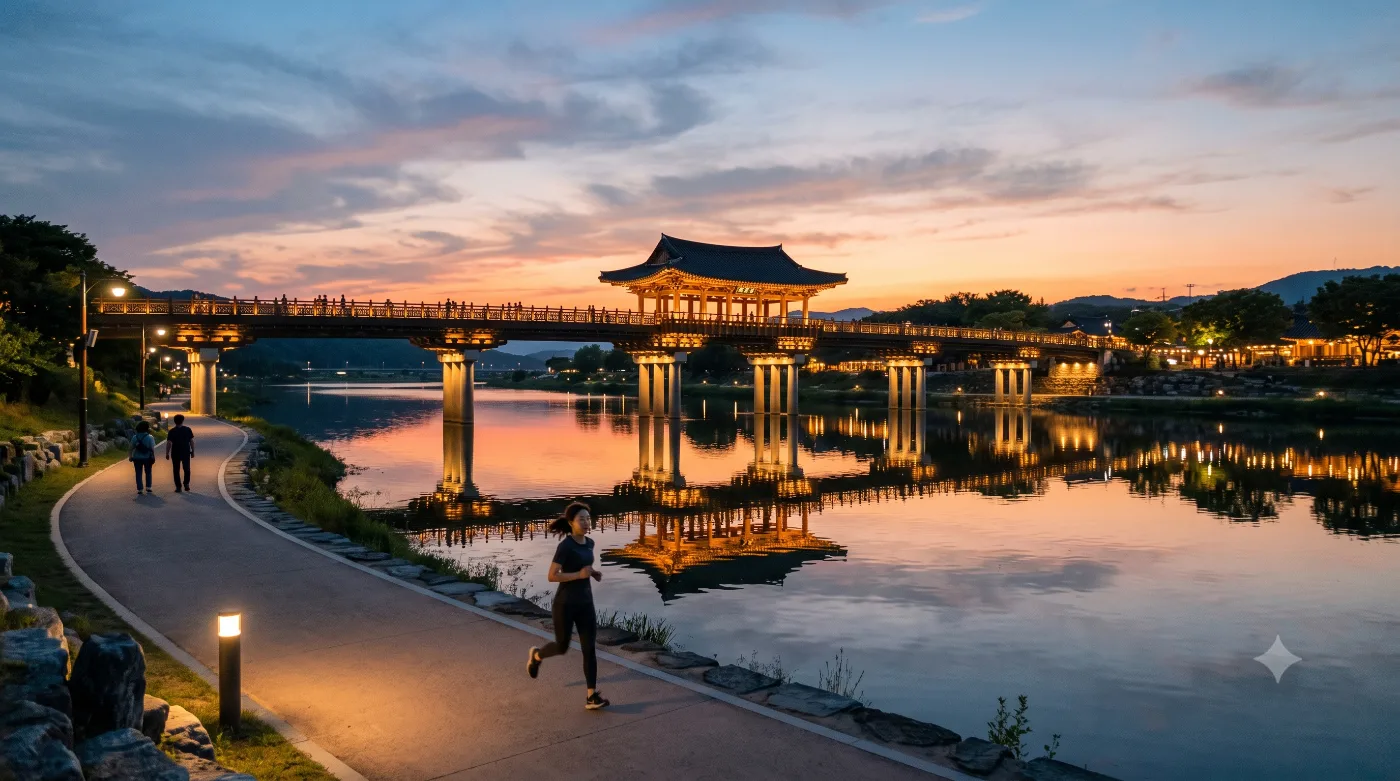 경주 러닝코스 5km — 첨성대·월정교 잇는 신라 왕경 도심런
