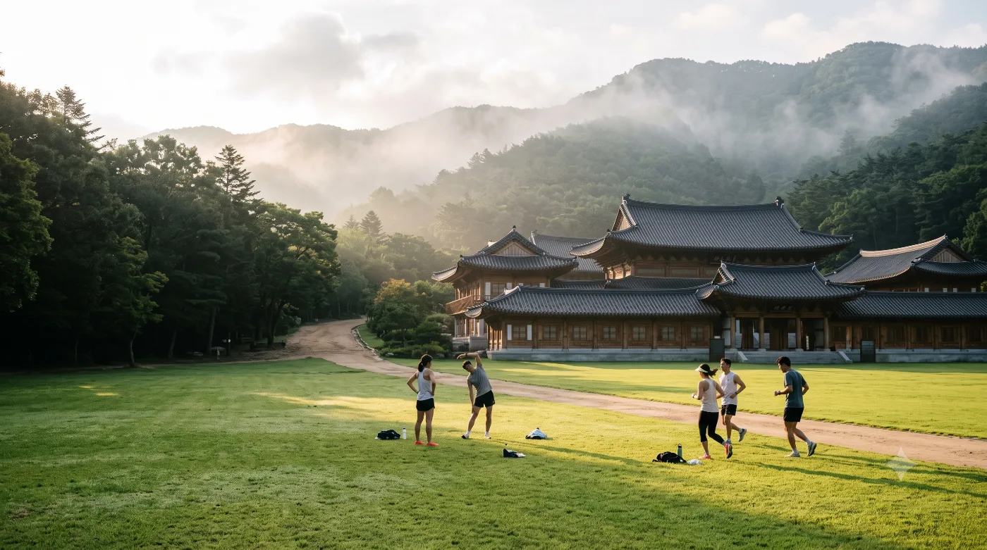 천안 러닝코스 5km — 단풍나무 터널 4km, 독립기념관 숲길런
