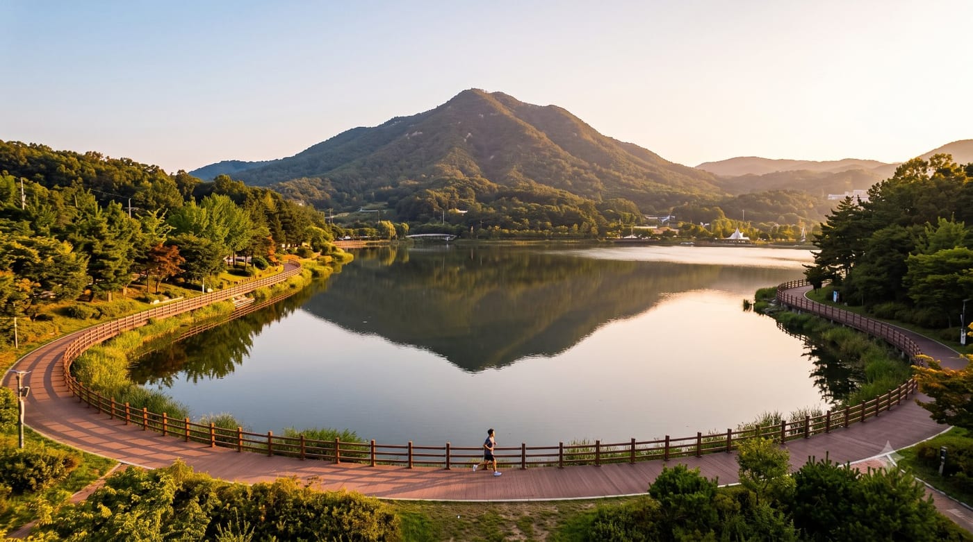 도자의 고장에 도자기 하나를 빚었다 — 이천 설봉호수 도자기 GPS런 사진 1