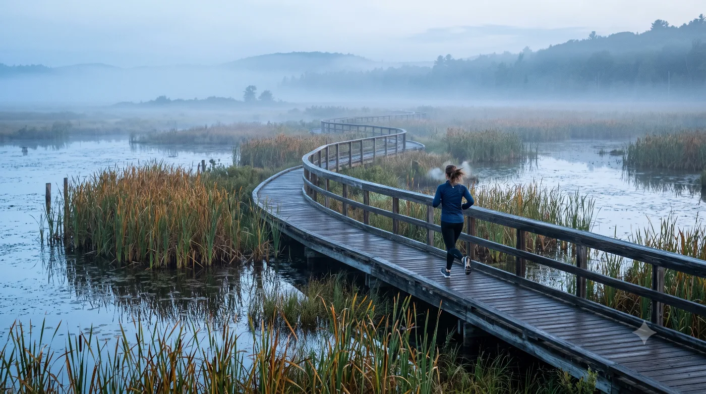 부산 다대포 러닝코스 5km — 낙동강이 쌓은 850m 백사장, 해변공원 노을런