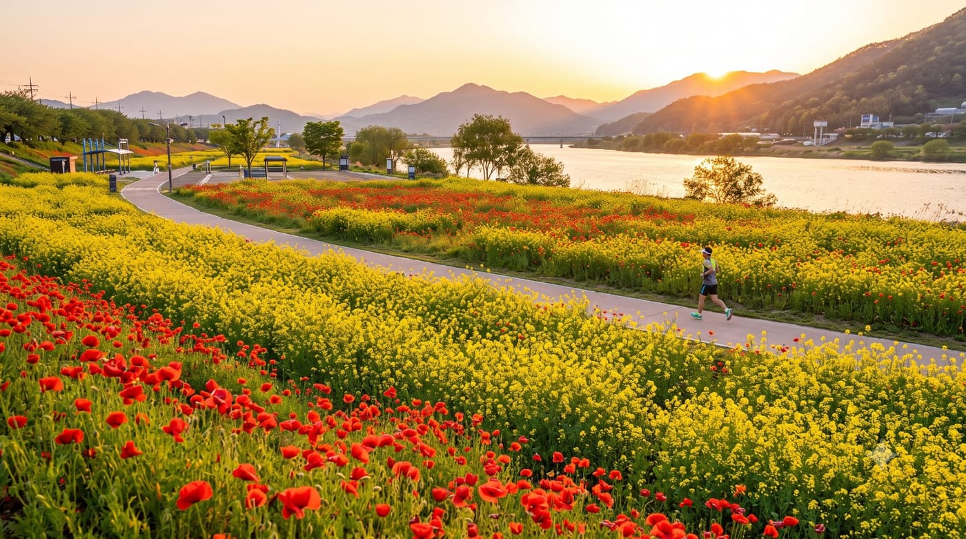 양산 러닝코스 5km — 낙동강 황산공원 입문런