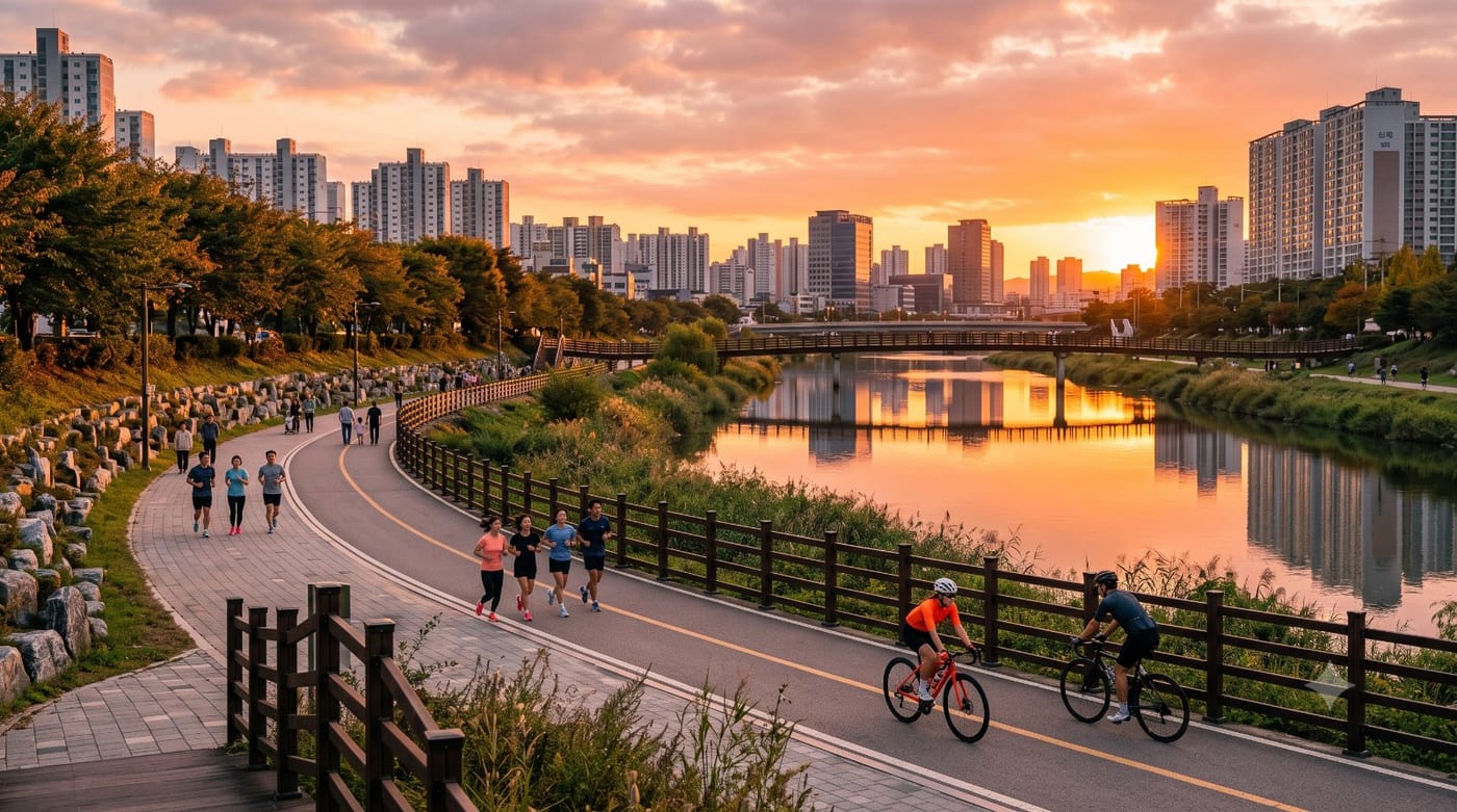 청주 러닝코스 5km — 무심천 벚꽃길 입문런