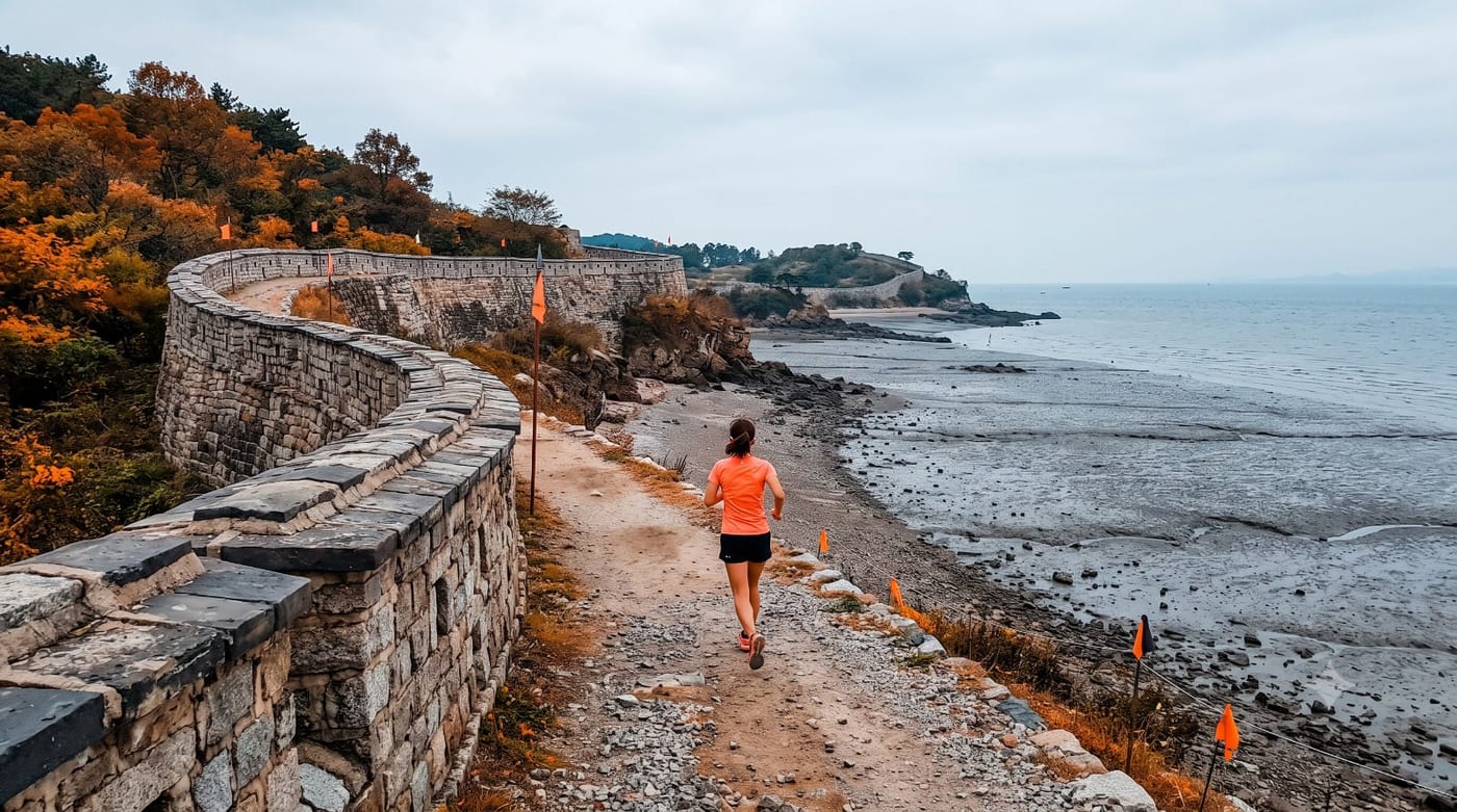 강화도 러닝코스 5km — 해안 철책 옆 돈대를 잇는 강화나들길 호국돈대길