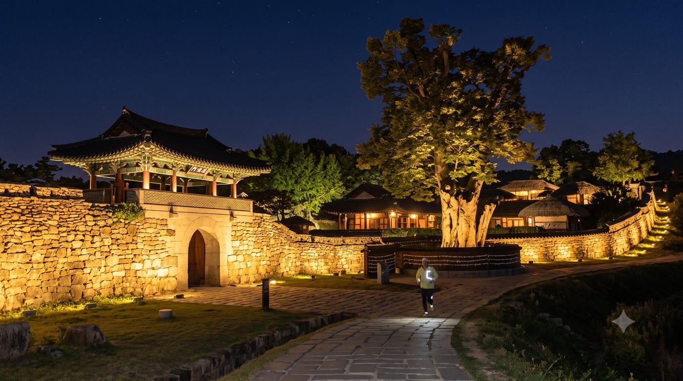 오백 년 성곽 안을 밤에 달렸다 — 서산 해미읍성 야간런