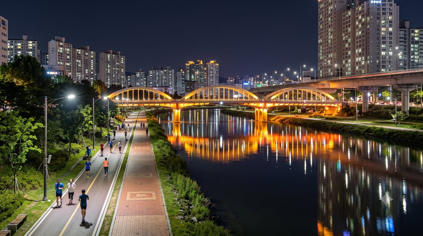대구에서의 첫 5km — 도심을 가르는 물길, 신천 입문런