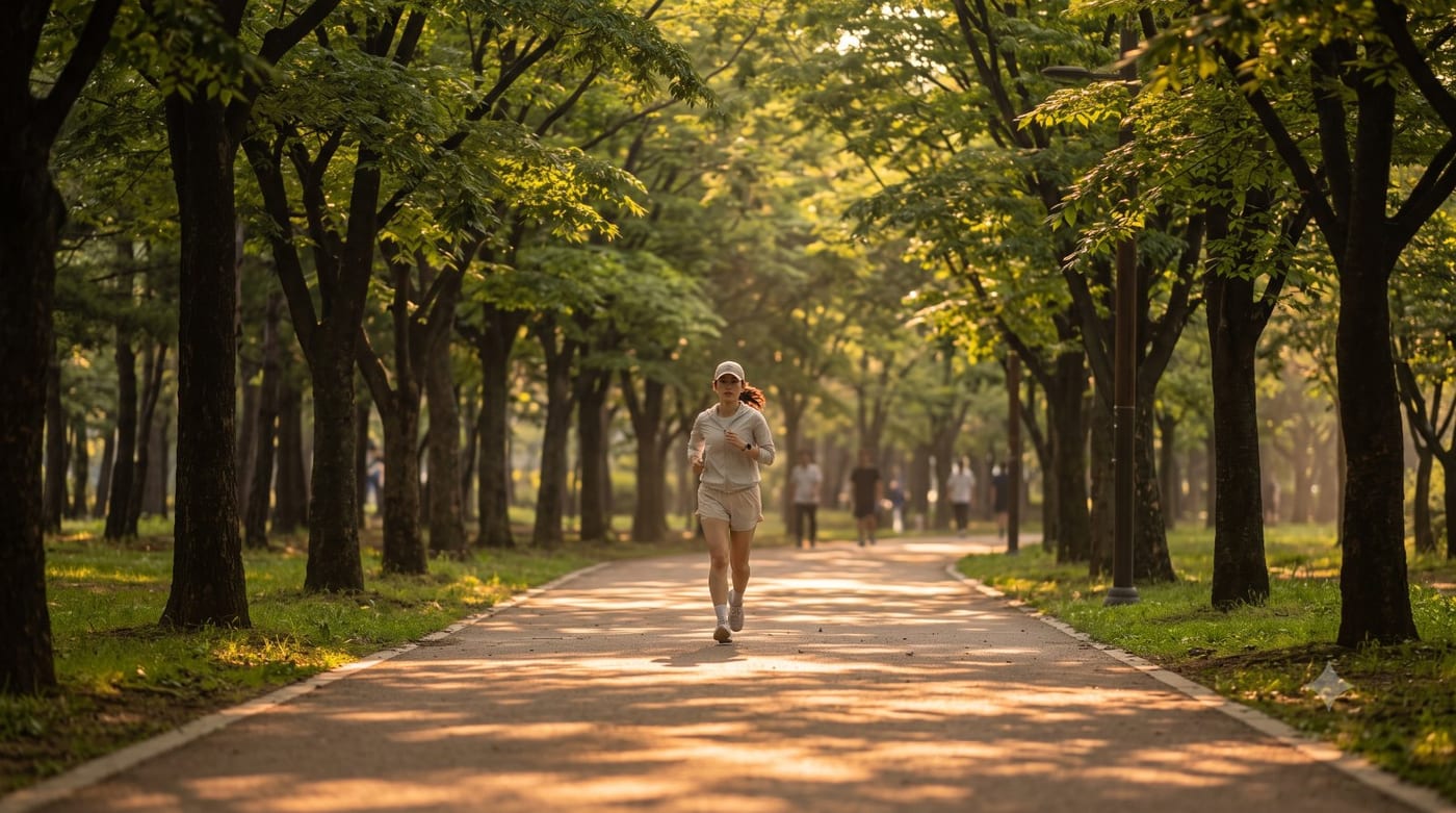 인천대공원 러닝코스 5km — 호수와 산책로를 잇는 입문런