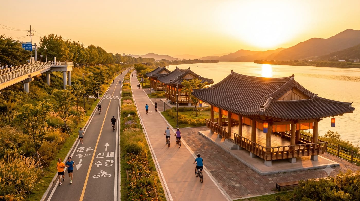 양산 러닝코스 5km — 낙동강 황산공원 입문런