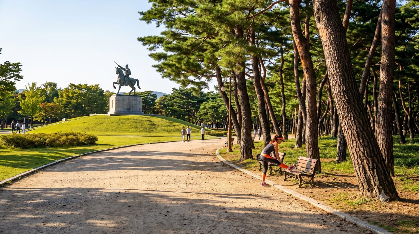 경주에서의 첫 5km — 천년 솔숲 한 바퀴, 황성공원 입문런