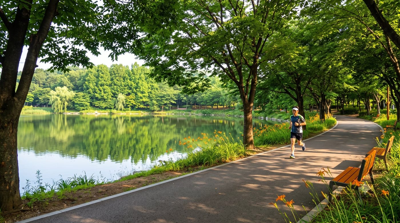 인천대공원 러닝코스 5km — 호수와 산책로를 잇는 입문런